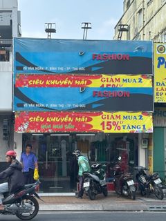 Bán nhà mặt tiền Võ Văn Ngân, Bình Thọ, DT 137m2 ngang 4.72m, 2 lầu, dòng tiền 90tr/tháng.